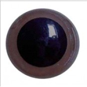 15 mm ogen bruin 